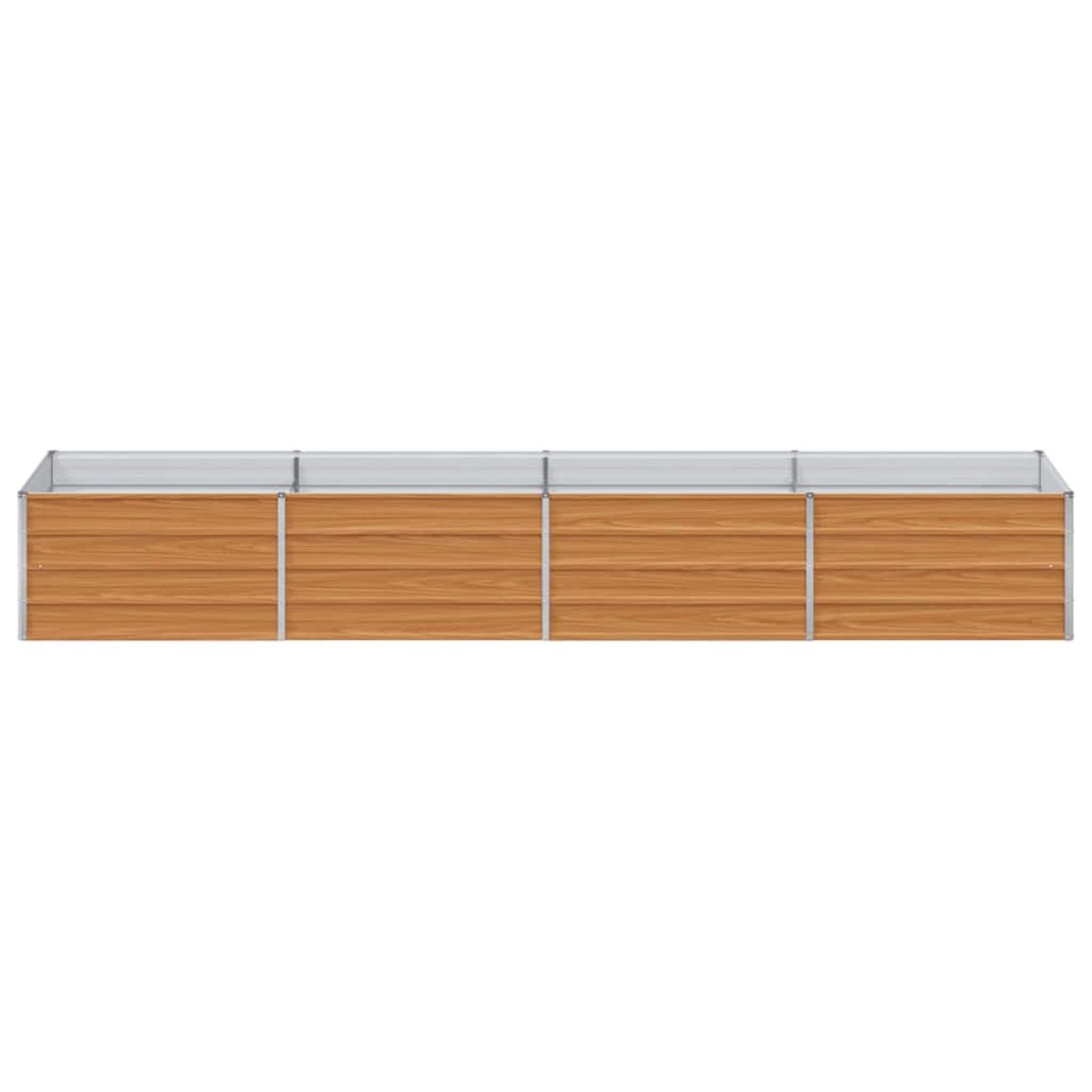 vidaXL Υπερυψωμένη Ζαρντινιέρα Ανοιχτό καφέ 320 x 80 x 45 cm