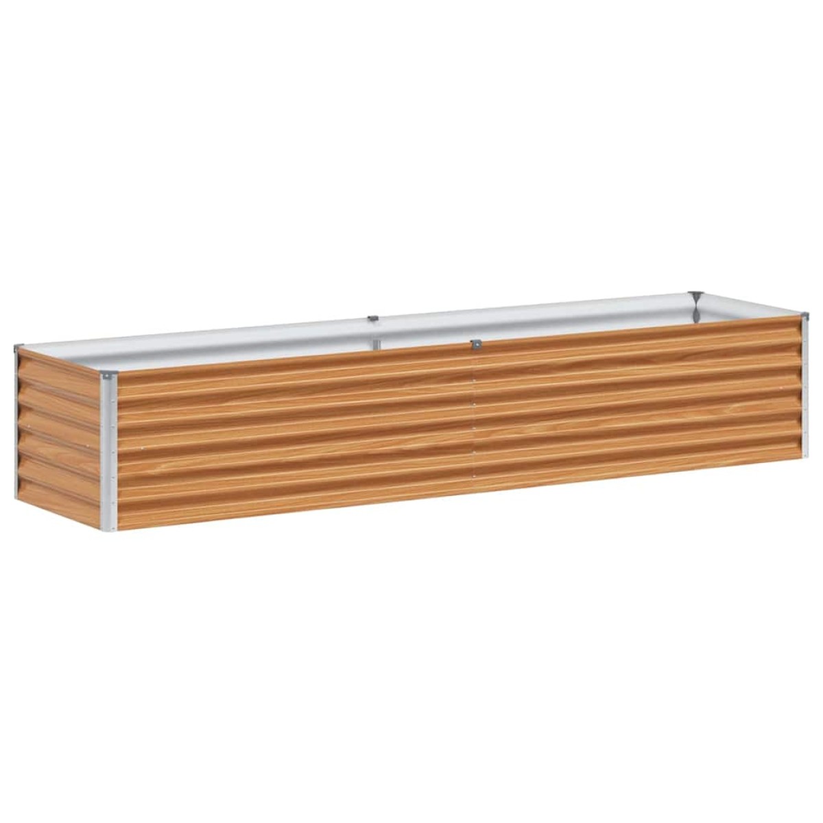 vidaXL Υπερυψωμένη Ζαρντινιέρα 195 x 50 x 36 εκ. Επικαλυμμένος Χάλυβας
