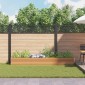 vidaXL Υπερυψωμένη Ζαρντινιέρα 290 x 50 x 36 εκ. Επικαλυμμένος Χάλυβας
