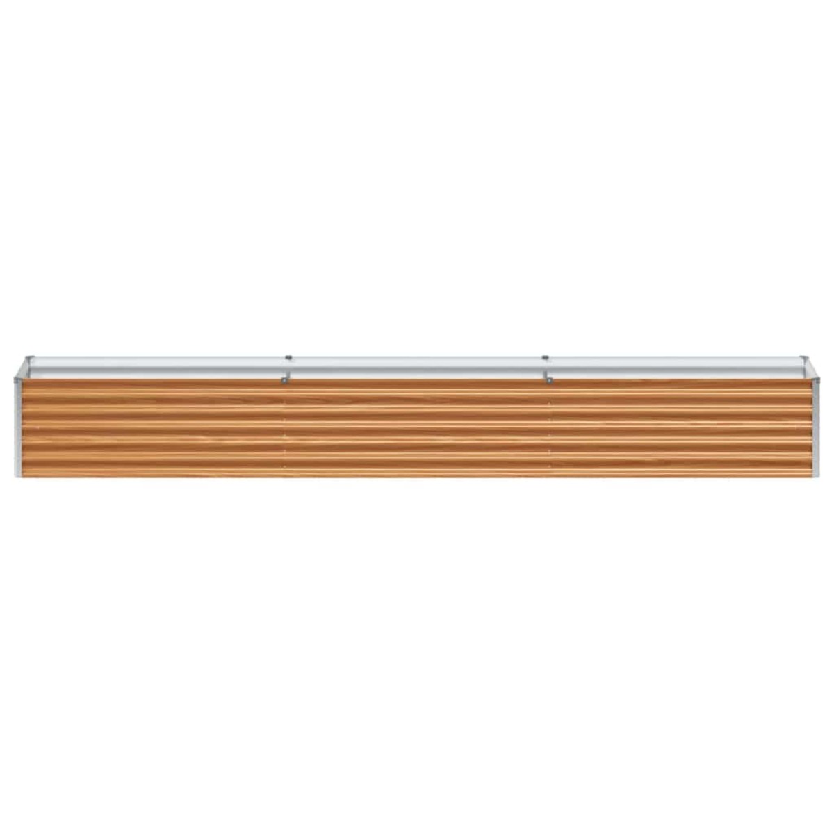 vidaXL Υπερυψωμένη Ζαρντινιέρα 290 x 50 x 36 εκ. Επικαλυμμένος Χάλυβας