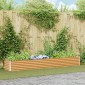 vidaXL Υπερυψωμένη Ζαρντινιέρα 290 x 50 x 36 εκ. Επικαλυμμένος Χάλυβας