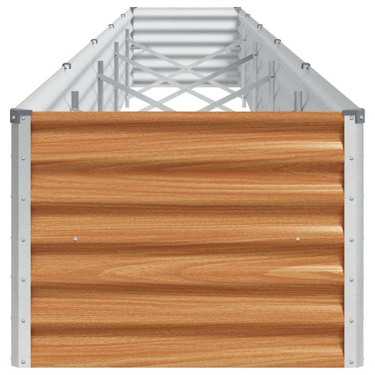 vidaXL Υπερυψωμένη Ζαρντινιέρα 485 x 50 x 36 εκ. Επικαλυμμένος Χάλυβας