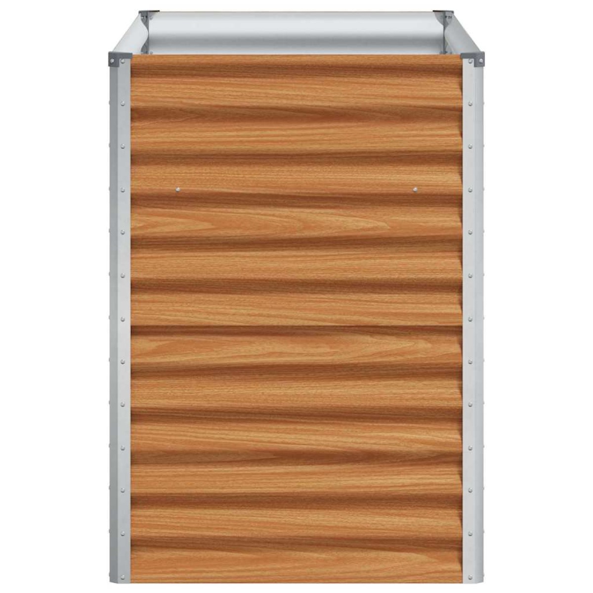 vidaXL Υπερυψωμένη Ζαρντινιέρα 98 x 50 x 68 εκ. Επικαλυμμένος Χάλυβας