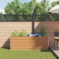 vidaXL Υπερυψωμένη Ζαρντινιέρα 195 x 50 x 68 εκ. Επικαλυμμένος Χάλυβας