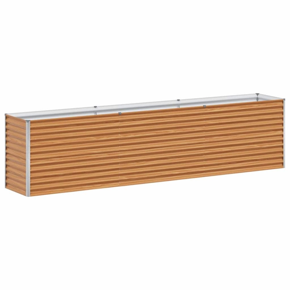 vidaXL Υπερυψωμένη Ζαρντινιέρα 290 x 50 x 68 εκ. Επικαλυμμένος Χάλυβας