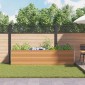 vidaXL Υπερυψωμένη Ζαρντινιέρα 290 x 50 x 68 εκ. Επικαλυμμένος Χάλυβας