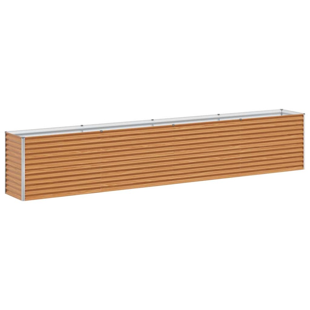 vidaXL Υπερυψωμένη Ζαρντινιέρα 390 x 50 x 68 εκ. Επικαλυμμένος Χάλυβας