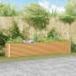 vidaXL Υπερυψωμένη Ζαρντινιέρα 390 x 50 x 68 εκ. Επικαλυμμένος Χάλυβας