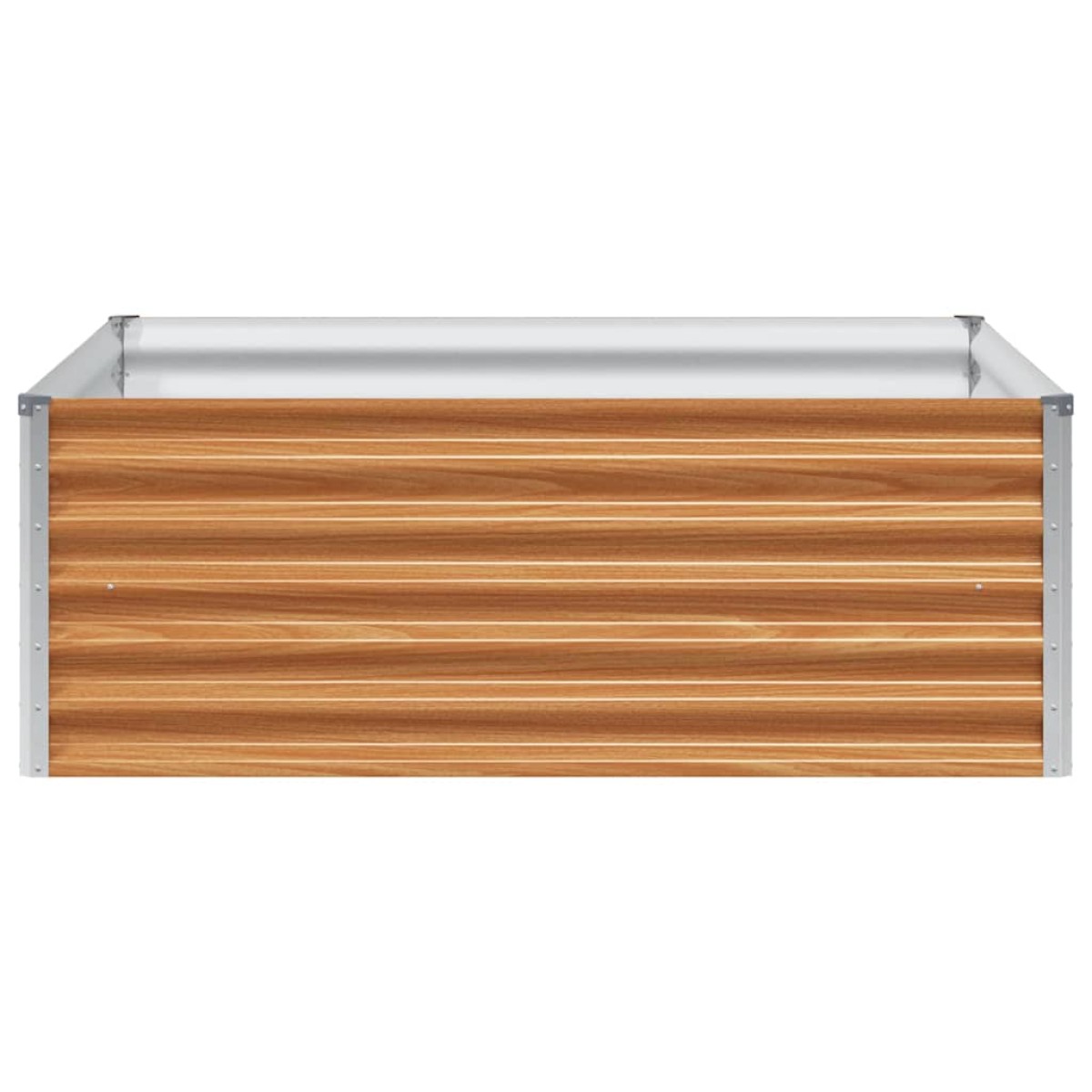vidaXL Υπερυψωμένη Ζαρντινιέρα 98 x 100 x 36 εκ. Επικαλυμμένος Χάλυβας