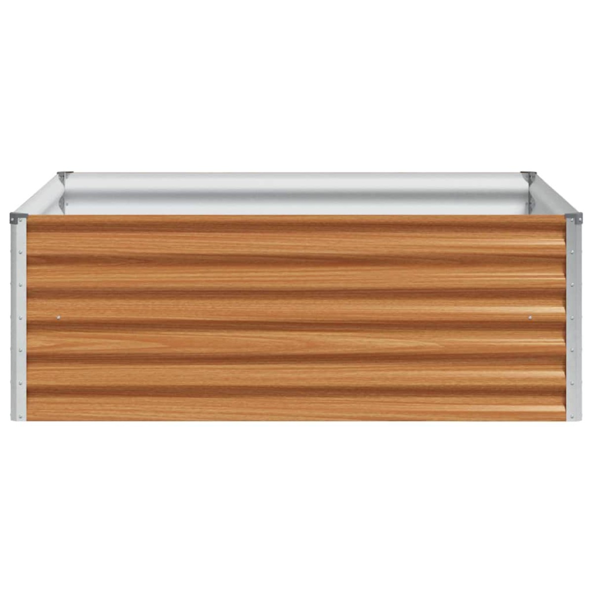 vidaXL Υπερυψωμένη Ζαρντινιέρα 98 x 100 x 36 εκ. Επικαλυμμένος Χάλυβας