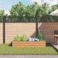 vidaXL Υπερυψωμένη Ζαρντινιέρα 195 x 100 x 36 εκ Επικαλυμμένος Χάλυβας