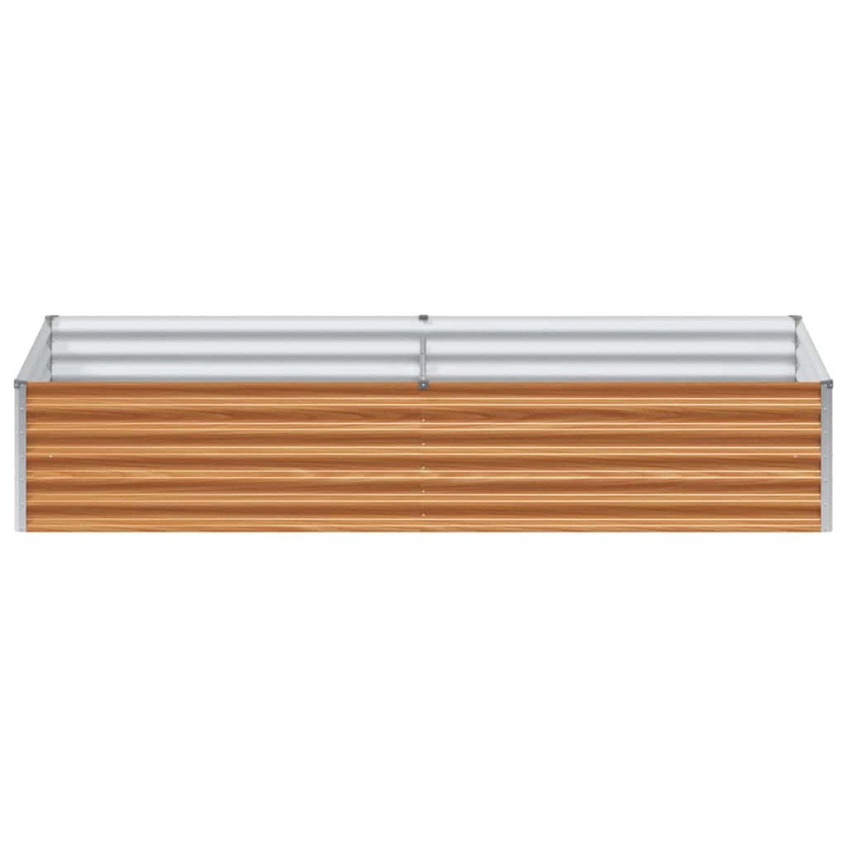 vidaXL Υπερυψωμένη Ζαρντινιέρα 195 x 100 x 36 εκ Επικαλυμμένος Χάλυβας