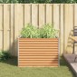 vidaXL Υπερυψωμένη Ζαρντινιέρα 98 x 100 x 68 εκ. Επικαλυμμένος Χάλυβας