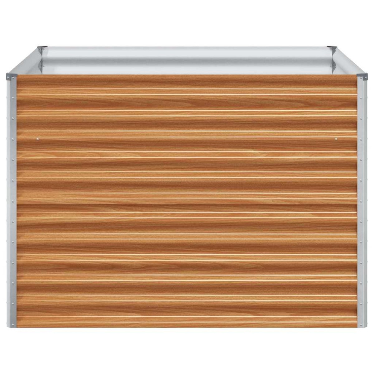 vidaXL Υπερυψωμένη Ζαρντινιέρα 98 x 100 x 68 εκ. Επικαλυμμένος Χάλυβας