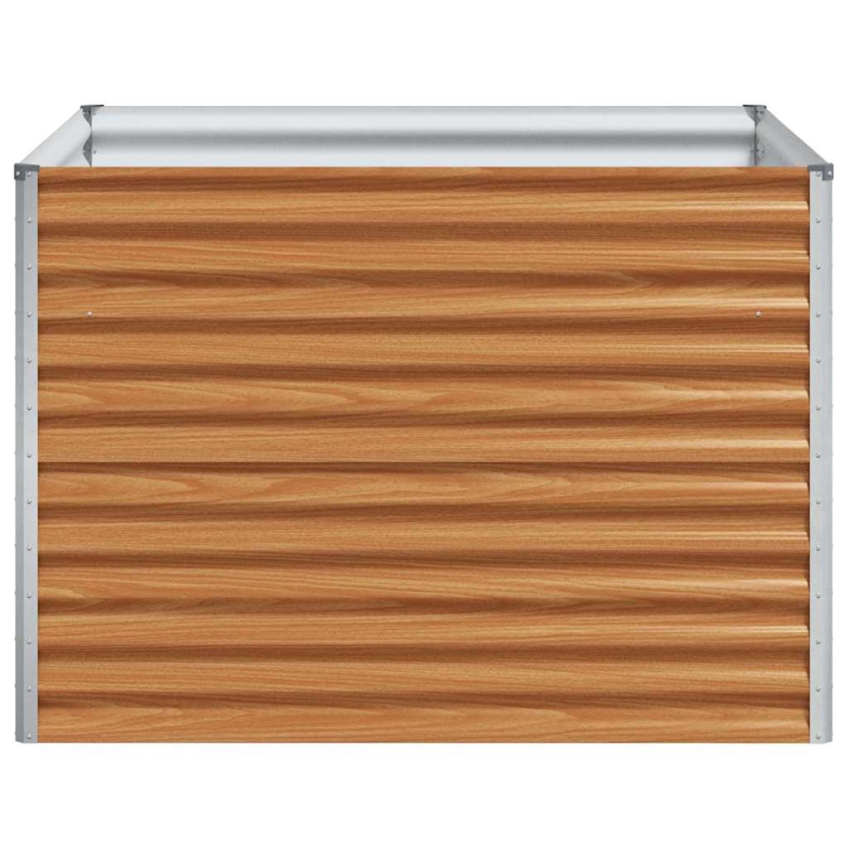 vidaXL Υπερυψωμένη Ζαρντινιέρα 98 x 100 x 68 εκ. Επικαλυμμένος Χάλυβας