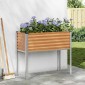 vidaXL Γλάστρα Κήπου Ανοιχτό καφέ 100 x 45 x 90 εκ.