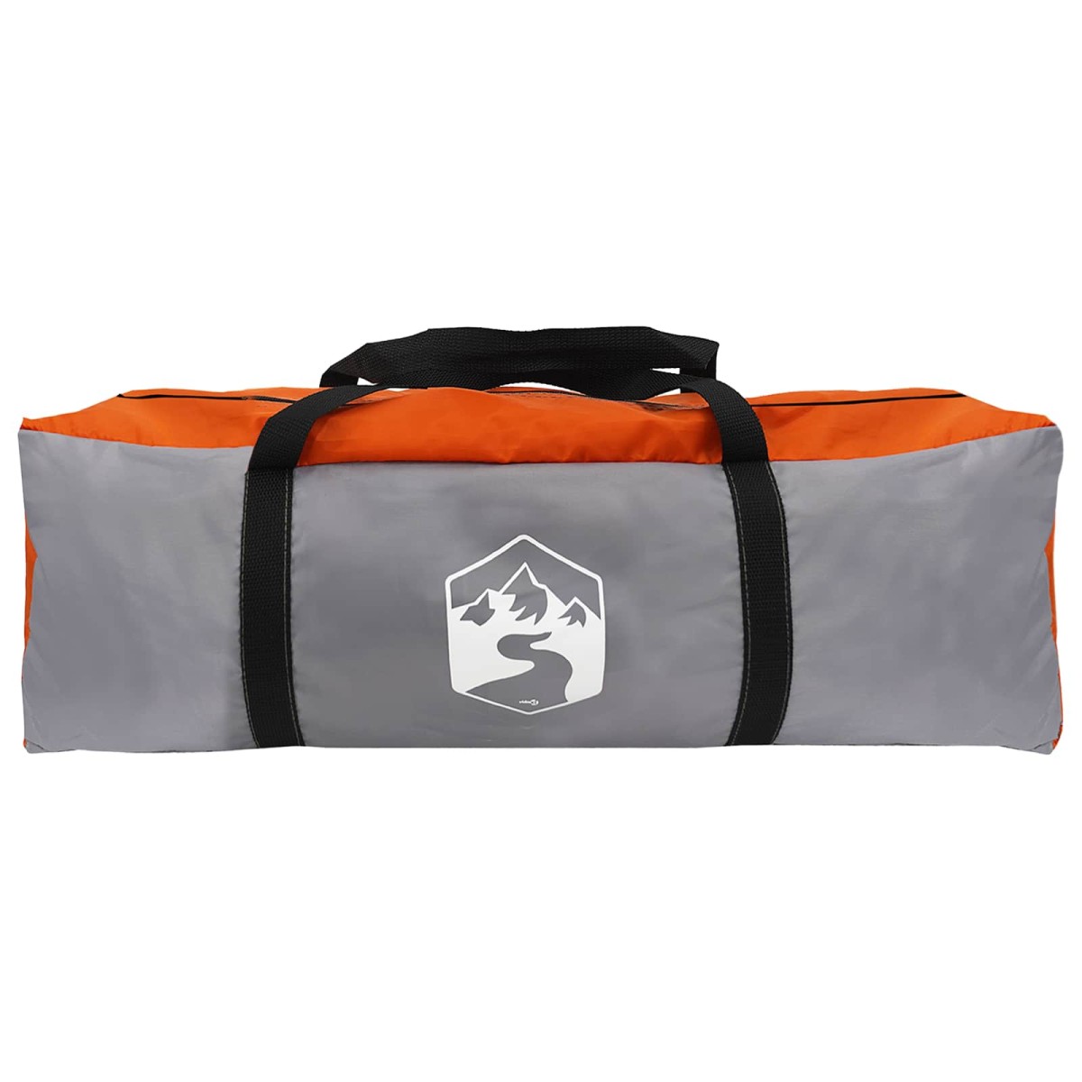 vidaXL Σκηνή τούνελ Γκρι και Πορτοκαλί 361 x 235 x 147 εκ