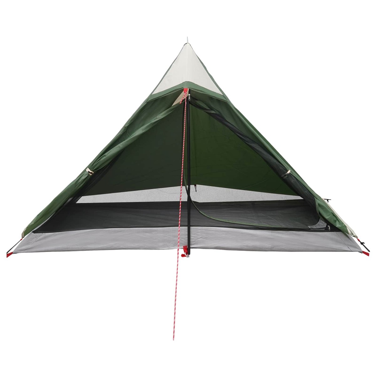 vidaXL Κατασκήνωση για Πεζοπορία Πράσινο 222 x 85 x 125 εκ