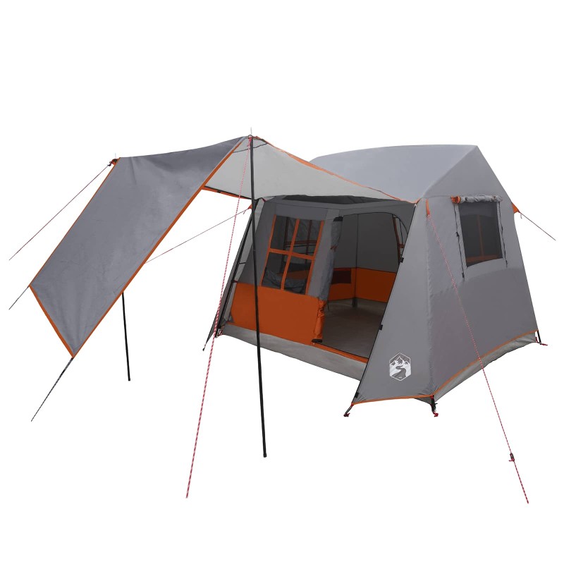 vidaXL Σκηνή τούνελ Γκρι και Πορτοκαλί 275 x 240 x 200 cm