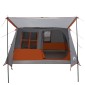 vidaXL Σκηνή τούνελ Γκρι και Πορτοκαλί 275 x 240 x 200 cm