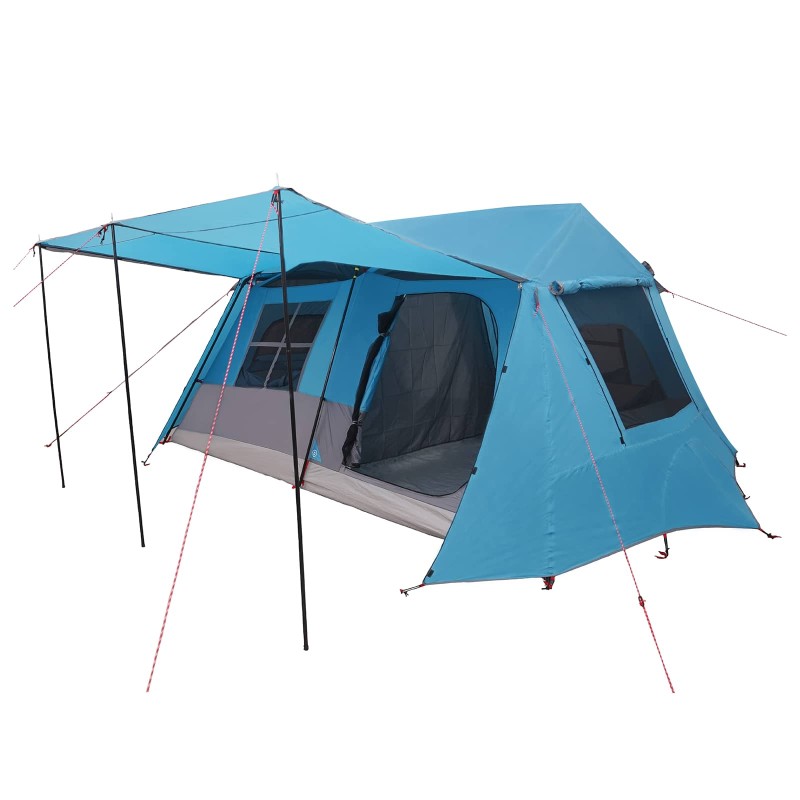 vidaXL Σκηνή τούνελ Μπλε 400 x 278 x 182 εκ