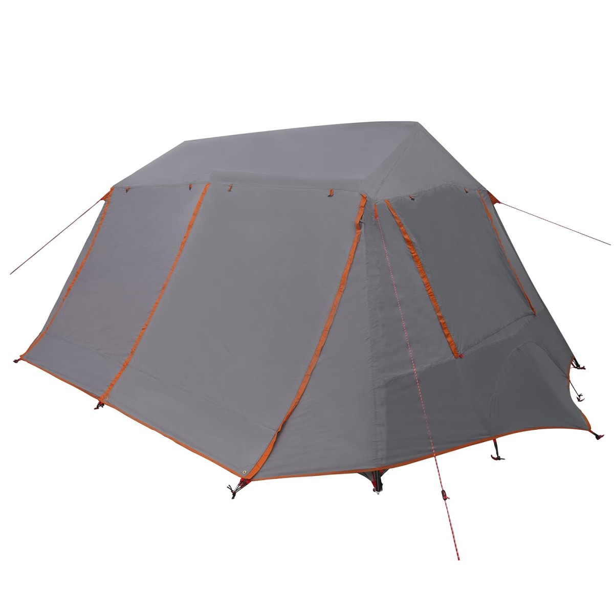 vidaXL Σκηνή τούνελ Γκρι και Πορτοκαλί 400 x 278 x 182 εκ