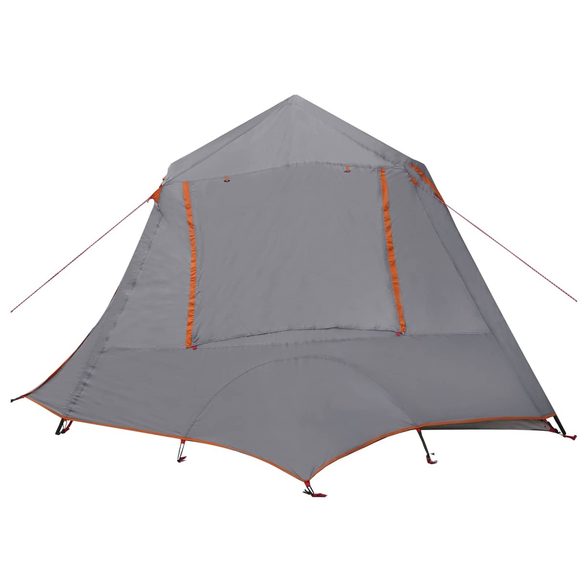 vidaXL Σκηνή τούνελ Γκρι και Πορτοκαλί 400 x 278 x 182 εκ