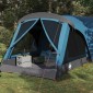 vidaXL Οικογενειακή Σκηνή Μπλε 550 x 555 x 208 εκ