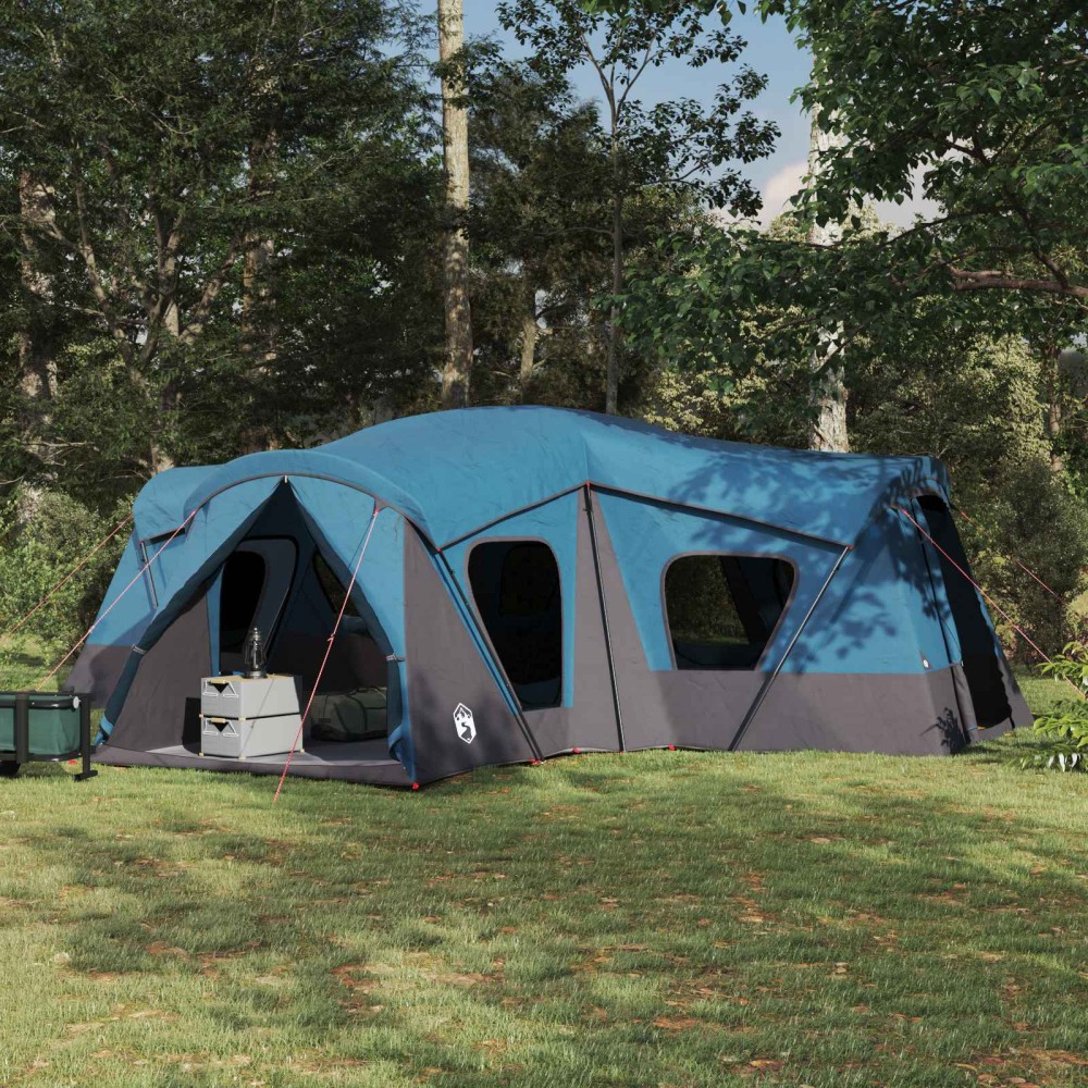 vidaXL Οικογενειακή Σκηνή Μπλε 610 x 610 x 210 εκ