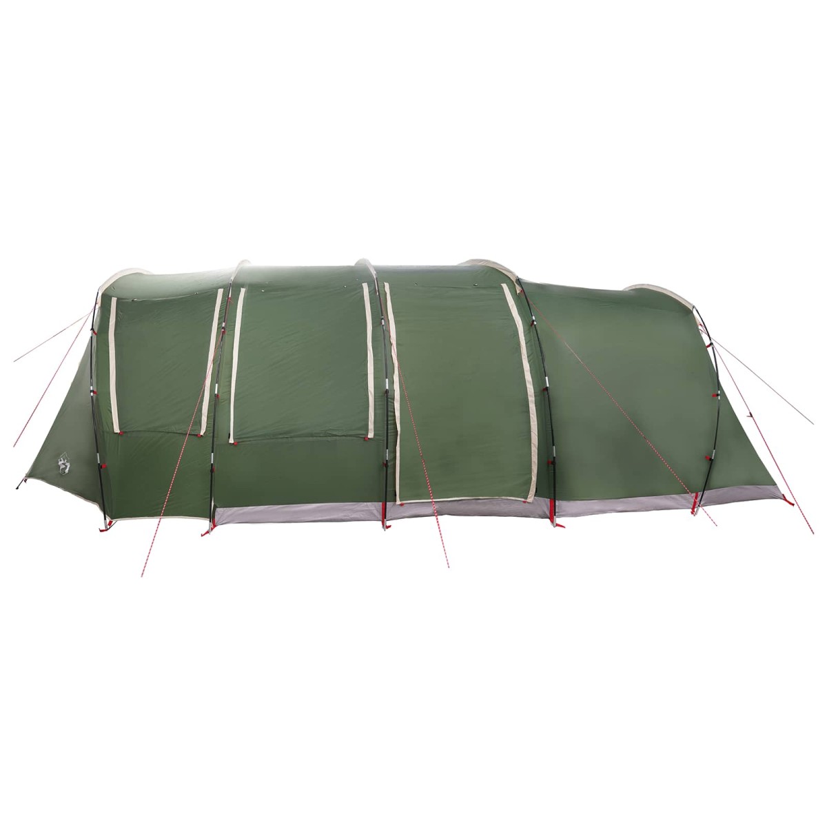 vidaXL Σκηνή τούνελ Πράσινο 675 x 392 x 210 cm