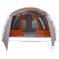 vidaXL Σκηνή τούνελ Γκρι και Πορτοκαλί 675 x 392 x 210 cm