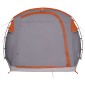 vidaXL Σκηνή τούνελ Γκρι και Πορτοκαλί 505 x 330 x 204 cm
