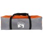 vidaXL Σκηνή τούνελ Γκρι και Πορτοκαλί 505 x 330 x 204 cm