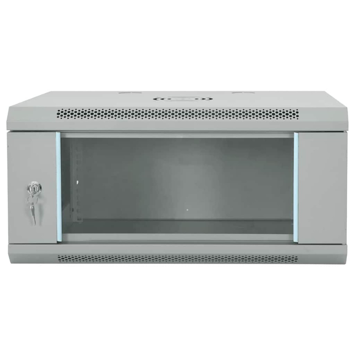 vidaXL Ντουλάπα δικτύου με αποθήκευση Γκρι 60 x 45 x 28 εκ Ατσάλι