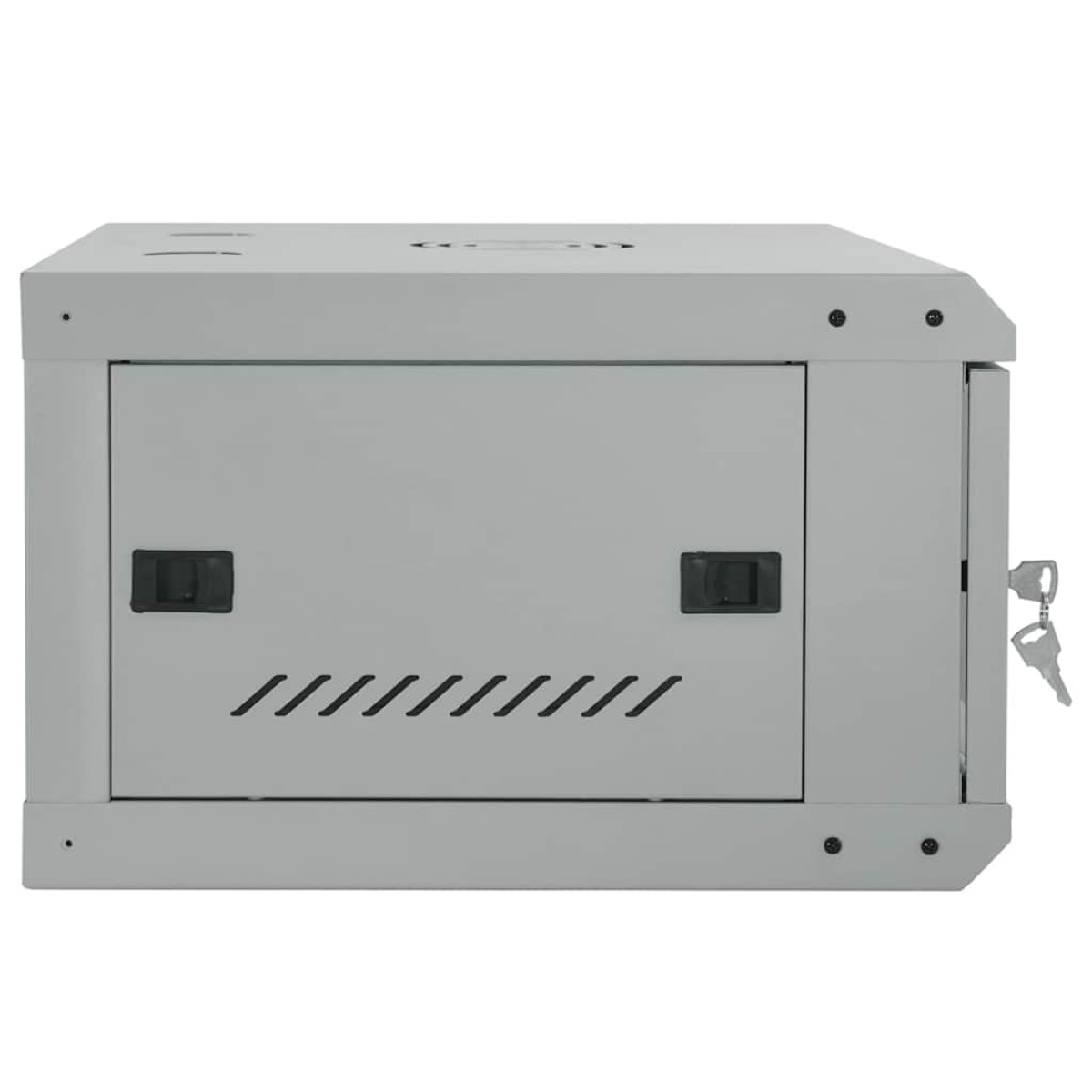 vidaXL Ντουλάπα δικτύου με αποθήκευση Γκρι 60 x 45 x 28 εκ Ατσάλι