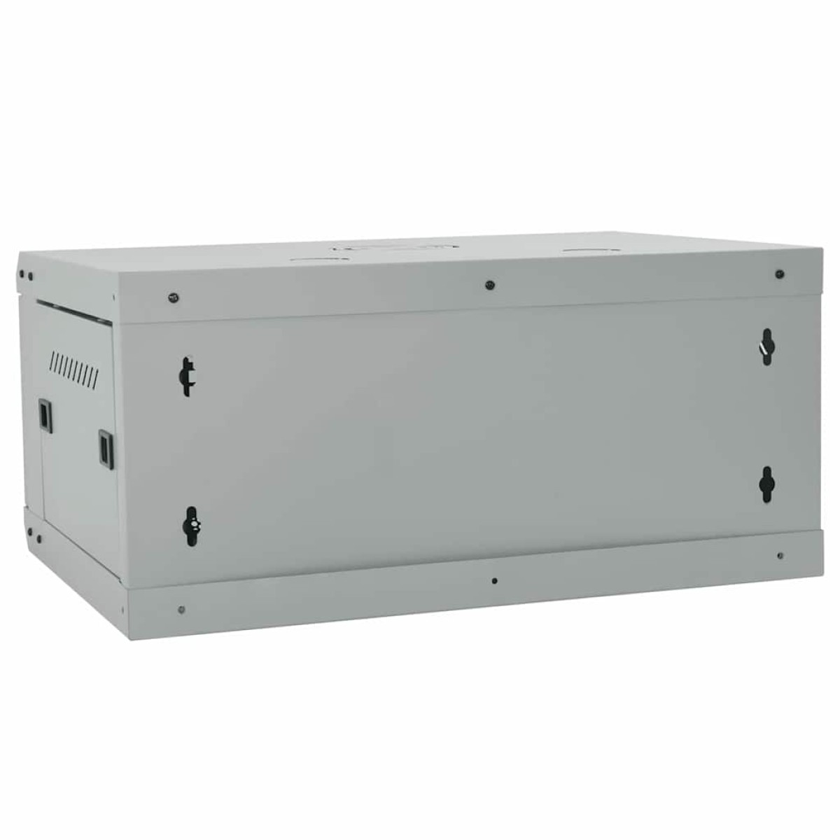 vidaXL Ντουλάπα δικτύου με αποθήκευση Γκρι 60 x 45 x 28 εκ Ατσάλι