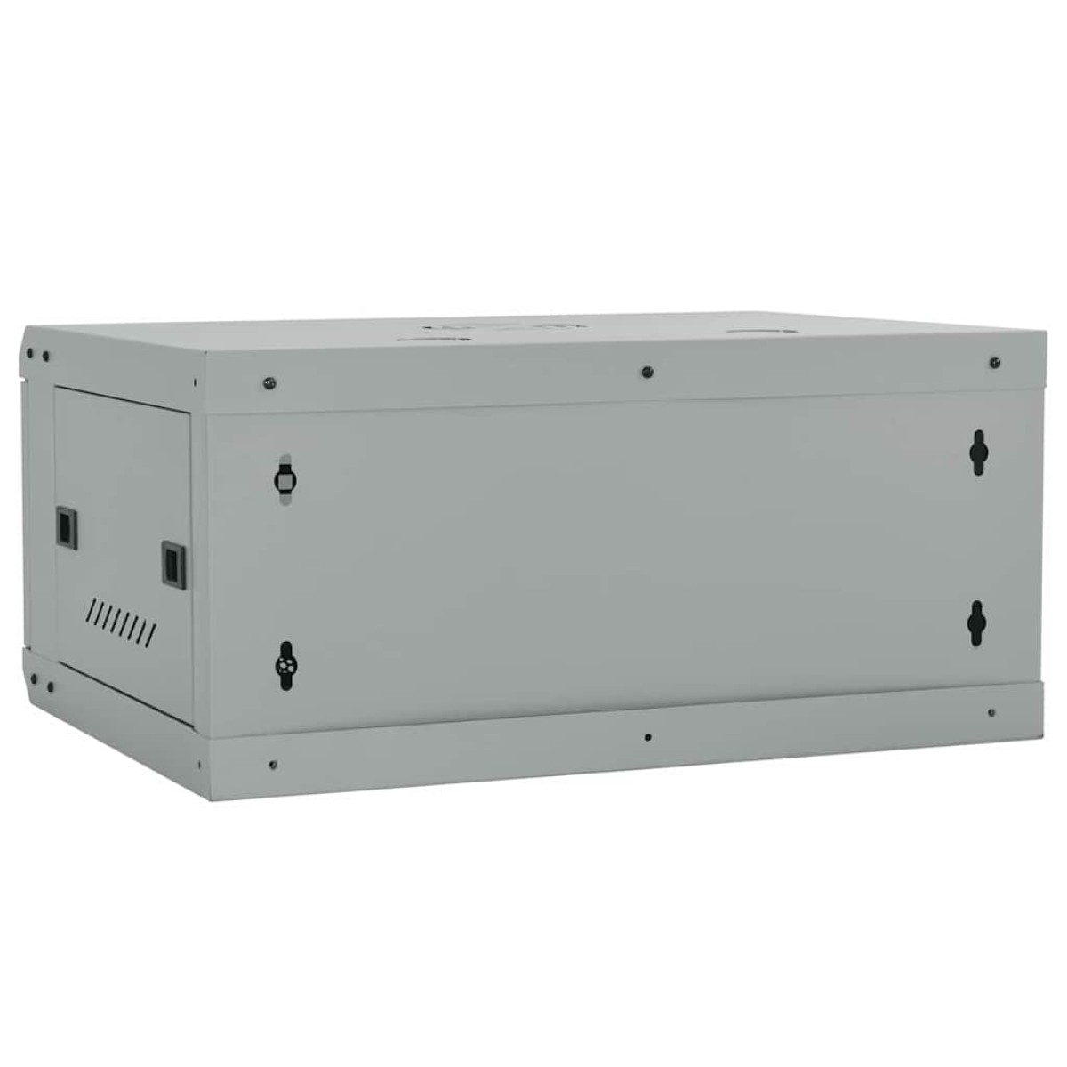 vidaXL Ντουλάπα δικτύου με αποθήκευση Γκρι 60 x 35 x 28 εκ Ατσάλι