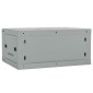 vidaXL Ντουλάπα δικτύου με αποθήκευση Γκρι 60 x 35 x 28 εκ Ατσάλι