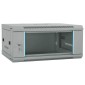 vidaXL Ντουλάπα δικτύου με αποθήκευση Γκρι 60 x 35 x 28 εκ Ατσάλι