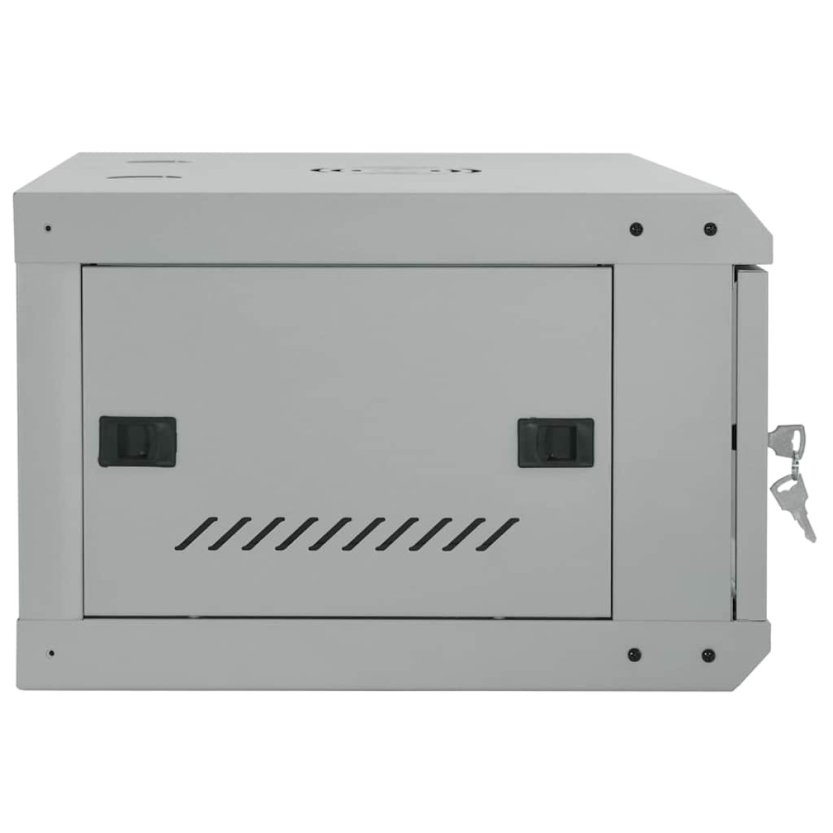 vidaXL Ντουλάπα δικτύου με αποθήκευση Γκρι 60 x 45 x 35 cm Ατσάλι
