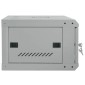 vidaXL Ντουλάπα δικτύου με αποθήκευση Γκρι 60 x 45 x 35 cm Ατσάλι