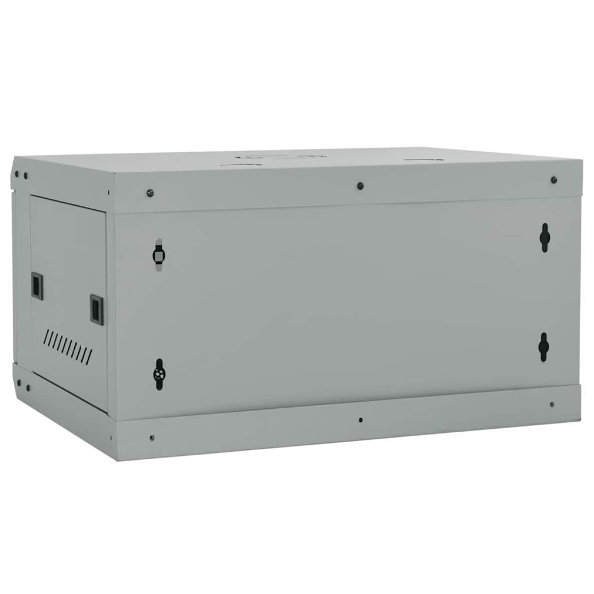 vidaXL Ντουλάπα δικτύου με αποθήκευση Γκρι 60 x 45 x 35 cm Ατσάλι