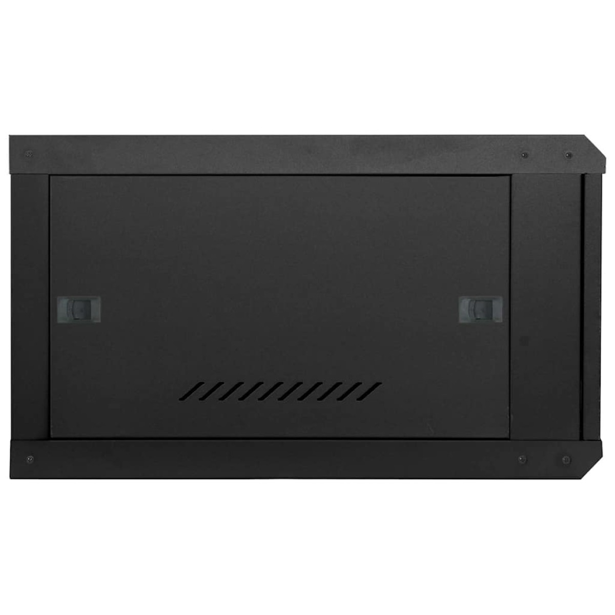 vidaXL Ντουλάπα δικτύου με αποθήκευση Μαύρο 60 x 60 x 35 cm Ατσάλι