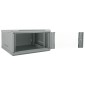 vidaXL Ντουλάπα δικτύου με αποθήκευση Γκρι 60 x 60 x 35 cm Ατσάλι