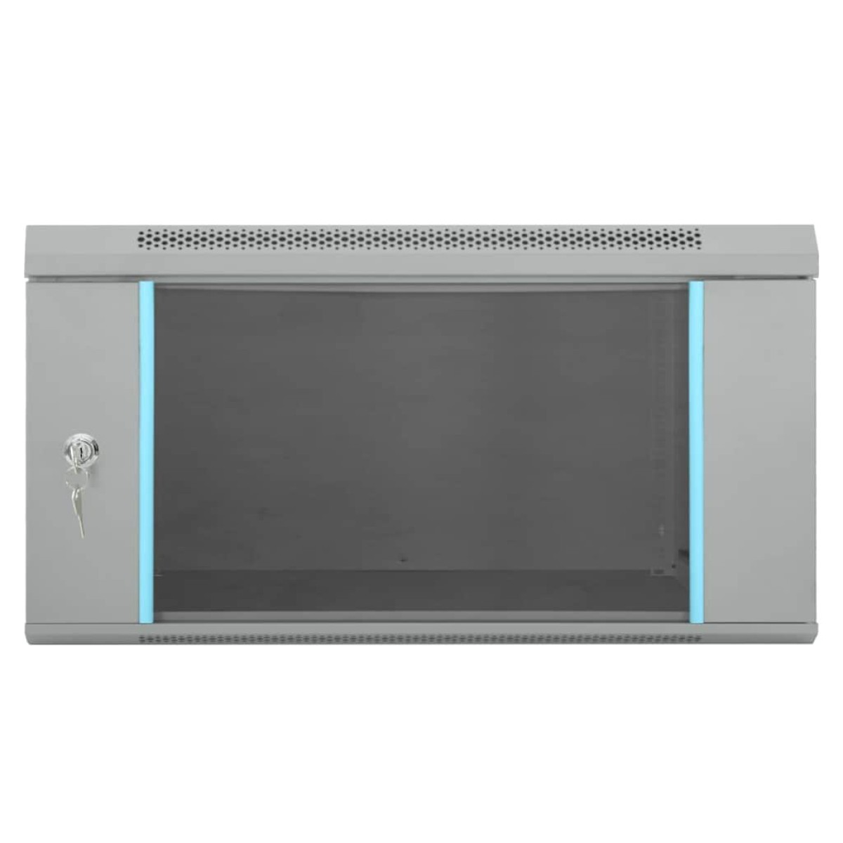 vidaXL Ντουλάπα δικτύου με αποθήκευση Γκρι 60 x 60 x 35 cm Ατσάλι