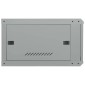 vidaXL Ντουλάπα δικτύου με αποθήκευση Γκρι 60 x 60 x 35 cm Ατσάλι