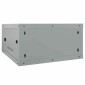 vidaXL Ντουλάπα δικτύου με αποθήκευση Γκρι 60 x 60 x 35 cm Ατσάλι
