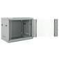 vidaXL Ντουλάπα δικτύου με αποθήκευση Γκρι 60 x 45 x 50 εκ Ατσάλι