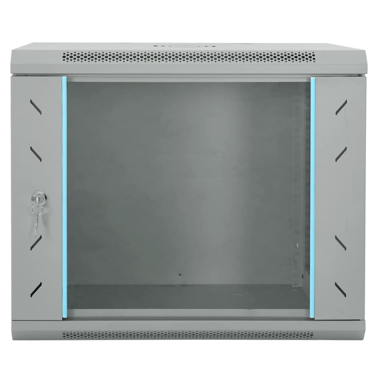 vidaXL Ντουλάπα δικτύου με αποθήκευση Γκρι 60 x 45 x 50 εκ Ατσάλι