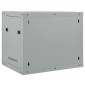 vidaXL Ντουλάπα δικτύου με αποθήκευση Γκρι 60 x 45 x 50 εκ Ατσάλι